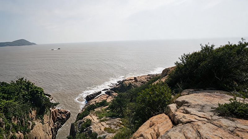 浙江省普陀区朱家尖旅游