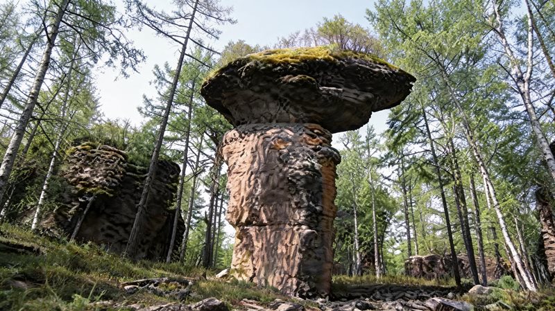呼中区苍山石林