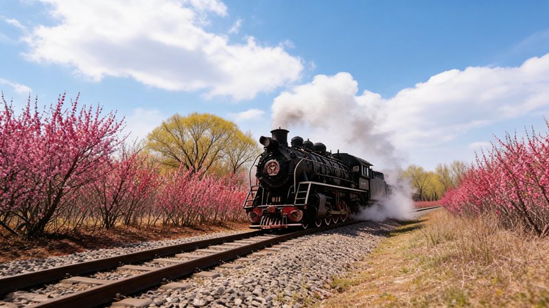 桦南森林百年蒸汽小火车休闲