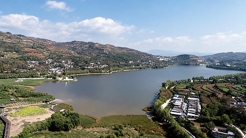 西和县晚霞湖旅游